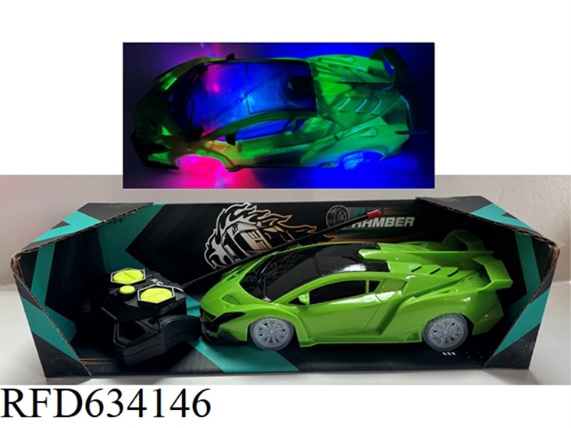 4 PASS 1:16 LAMBORGHINI SPORTS CAR WHEEL 3D LIGHTING