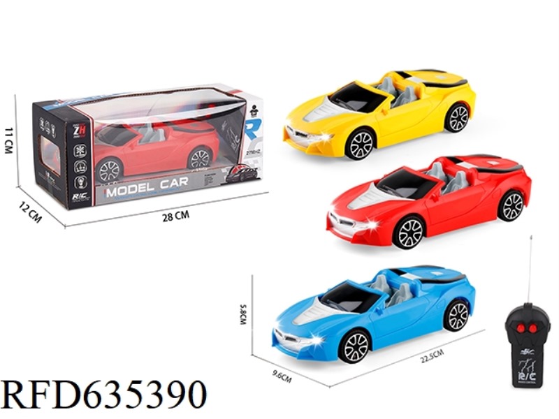 1:18 2-WAY CONVERTIBLE BMW SIMULATION REMOTE CONTROL CAR WITH HEADLIGHTS