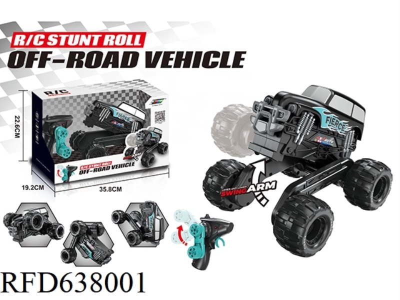 FOUR-WHEELED SIX-WAY STUNT CAR