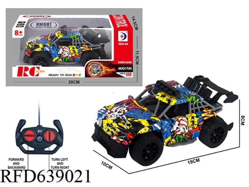 REMOTE CONTROL FOUR-WAY BIG G SUV (GRAFFITI)