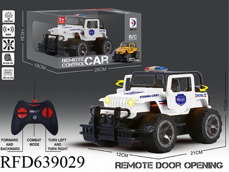 ONE KEY DOOR 5 REMOTE CONTROL JEEP POLICE CAR