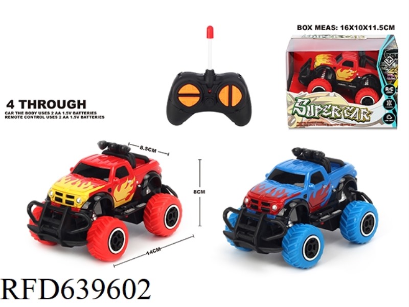 1:43- FOUR-WAY MINI GRAFFITI REMOTE CONTROL OFF-ROAD