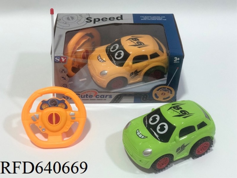 2-PASS Q VERSION MINI REMOTE CONTROL CAR CARTOON RACE CAR