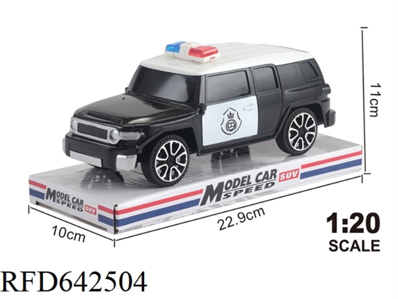 1:20 TOYOTA FJ ARVIN INERTIAL POLICE CAR (P COVER)