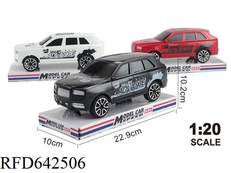 1:20 CULLINAN PAD PRINTING INERTIA CAR (P COVER)