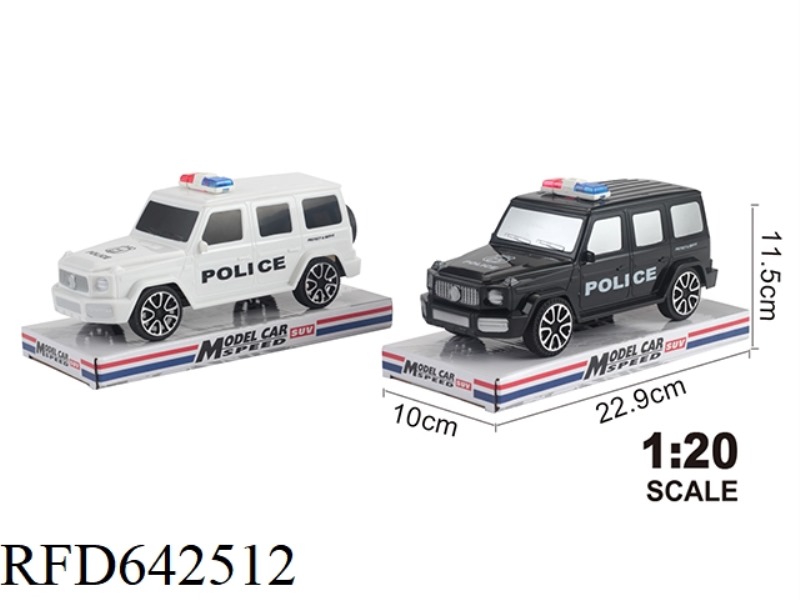 1:20 INERTIA POLICE CAR (P COVER) MERCEDES-BENZ BIG G