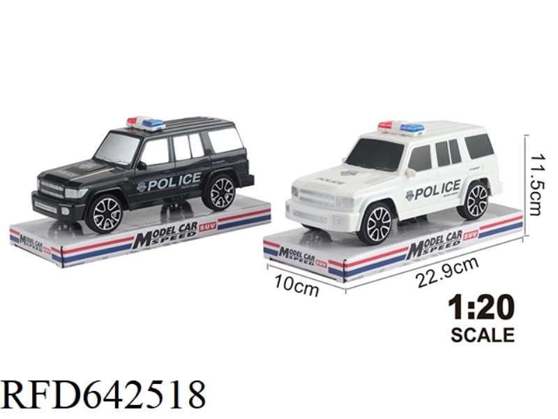 1:20 INERTIAL POLICE CAR (P COVER) TOYOTA LC76