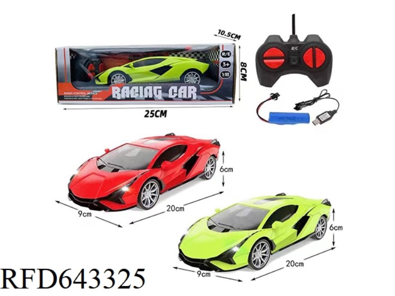 1:22 SIMULATION REMOTE CONTROL CAR WITH LIGHT (INCLUDING ELECTRICITY)