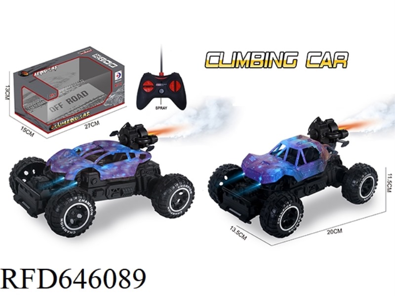 REMOTE CONTROL SPRAY LITTLE CLIMBING CAR (YINHE) (EXCLUDING ELECTRICITY)