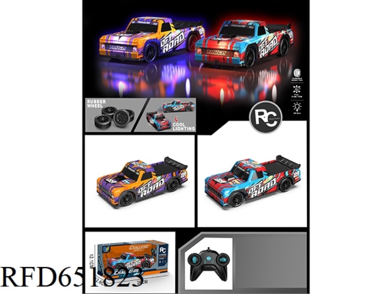 1:24 FOUR-WAY LIGHT PVC SHORT CARD F150 REMOTE CONTROL CAR (WITHOUT ELECTRICITY)