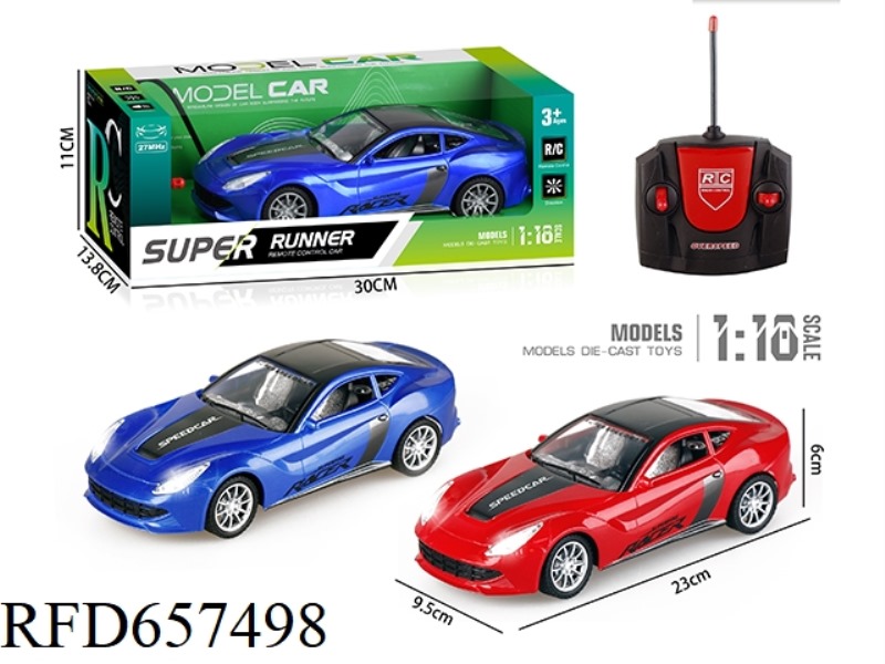 FOUR-WAY REMOTE CONTROL CAR WITH HEADLIGHTS