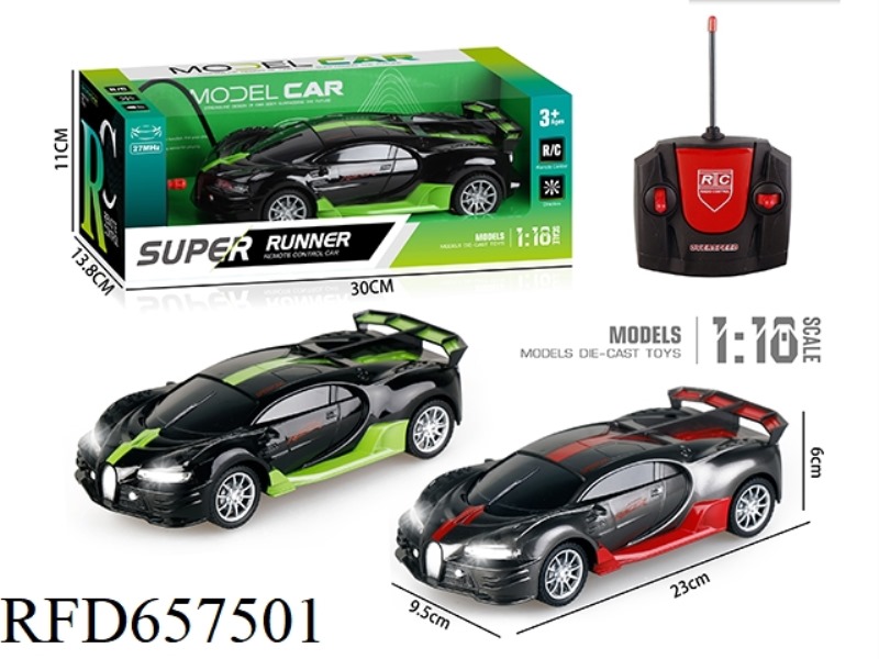 FOUR-WAY REMOTE CONTROL CAR WITH HEADLIGHTS
