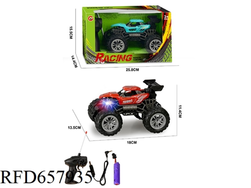 1:22 FOUR-WAY LIGHT SKELETON REMOTE CONTROL CAR (INCLUDING ELECTRICITY)