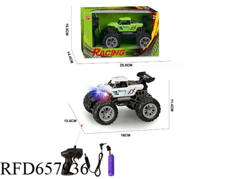 1:22 FOUR-WAY LIGHT SKELETON REMOTE CONTROL CAR (INCLUDING ELECTRICITY)