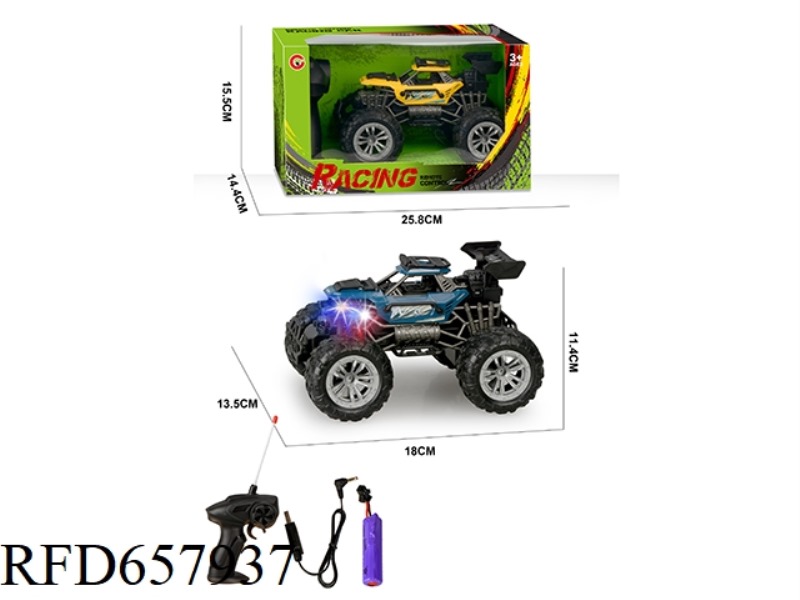 1:22 FOUR-WAY LIGHT SKELETON REMOTE CONTROL CAR (INCLUDING ELECTRICITY)