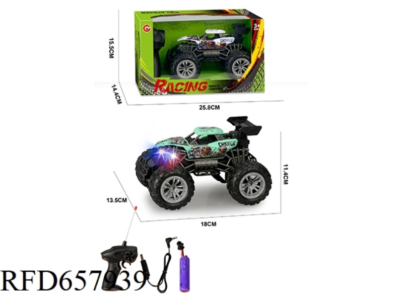 1:22 FOUR-WAY LIGHT SKELETON REMOTE CONTROL CAR (INCLUDING ELECTRICITY)