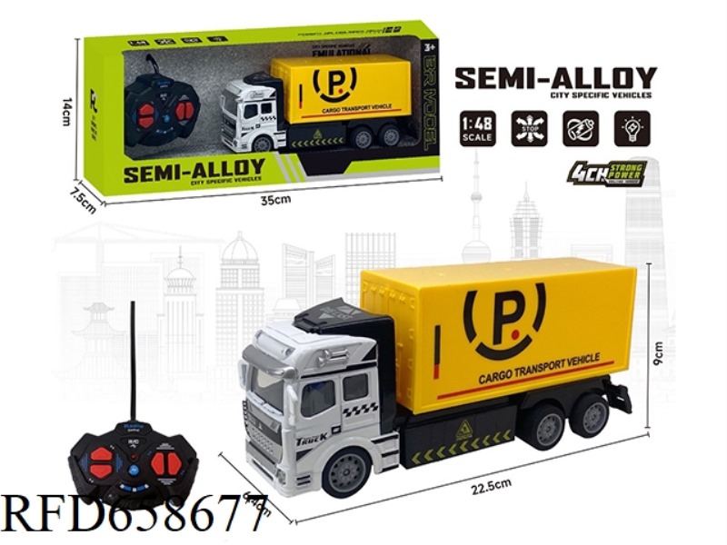 FOUR-WAY REMOTE CONTROL ALLOY TRACTOR (EXPRESS TRUCK) DOES NOT INCLUDE ELECTRICITY