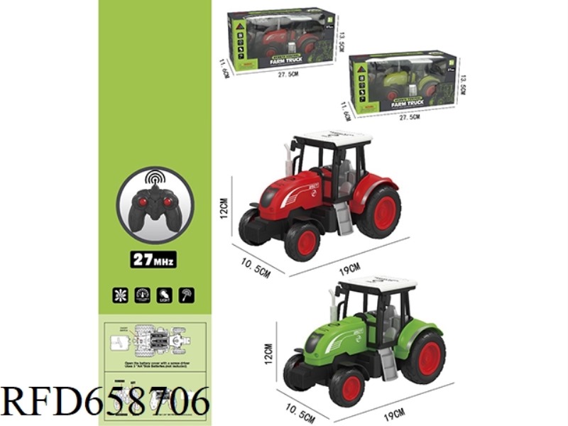 FOUR-WAY REMOTE CONTROL FARMER'S TRUCK (NO ELECTRICITY INCLUDED)