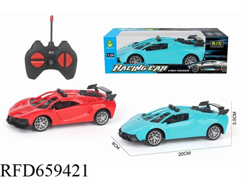 1:24 FOUR-WAY REMOTE CONTROL CAR SKELETON IS NOT ELECTRIFIED