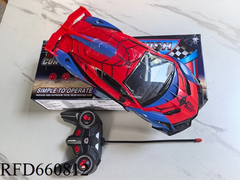 27 FREQUENCY FOUR-WAY SPIDER REMOTE CONTROL CAR (BATTERY VERSION DOES NOT INCLUDE ELECTRICITY)