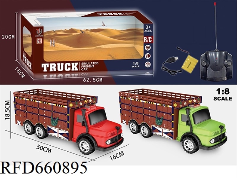 1:8 MIDDLE EAST SAUDI ARABIA REMOTE CONTROL CAR FOUR-WAY USB BIG TRUCK