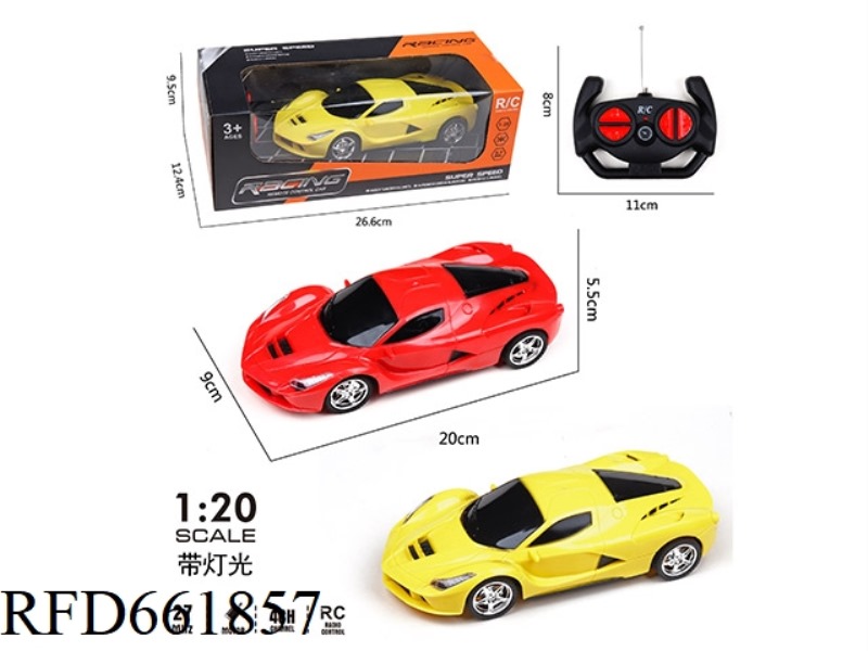 FOUR-WAY REMOTE CONTROL CAR WITH LIGHTS