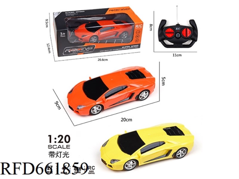 FOUR-WAY REMOTE CONTROL CAR WITH LIGHTS