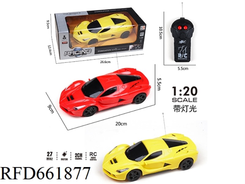 TWO WAY REMOTE CONTROL CAR WITH LIGHTS