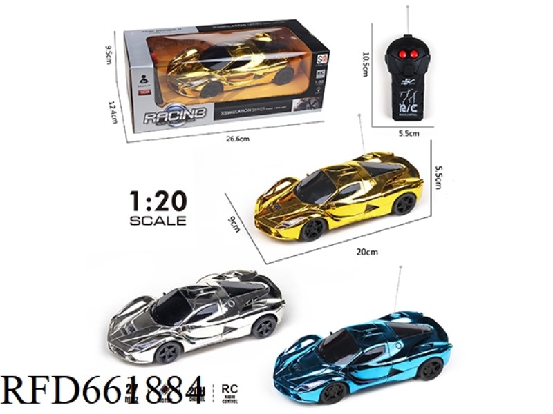 COLOR PLATED TWO-WAY REMOTE CONTROL CAR