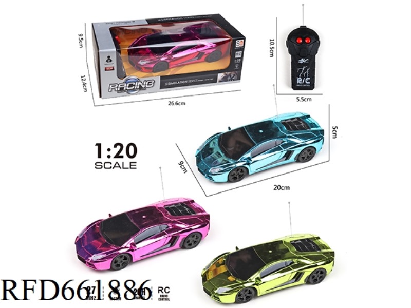 COLOR PLATED TWO-WAY REMOTE CONTROL CAR
