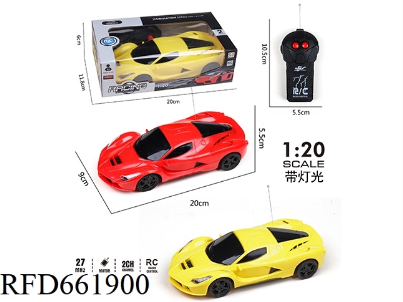 TWO WAY REMOTE CONTROL CAR WITH LIGHTS