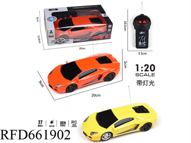 TWO WAY REMOTE CONTROL CAR WITH LIGHTS