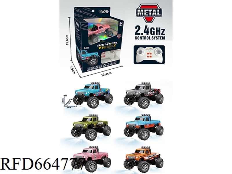 BIGFOOT REMOTE CONTROL CAR
(LARGE REMOTE CONTROL)