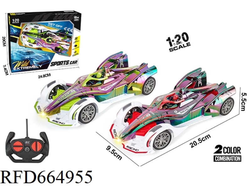 1:20 FOUR-WAY F1 REMOTE CONTROL CAR (COLORFUL VERSION)
