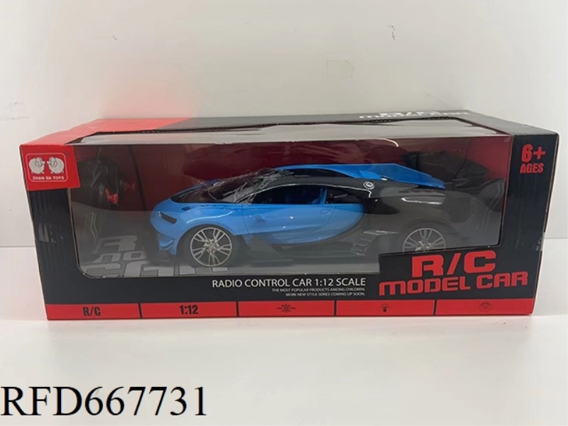 1:12 BUGATTI REMOTE CONTROL CAR MODEL (INCLUDING ELECTRICITY)