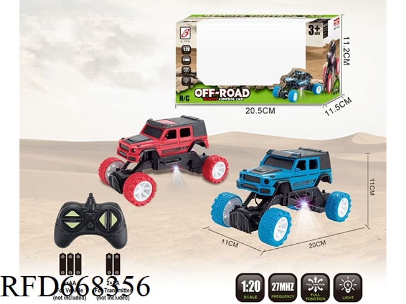 1:20 FOUR-WAY LIGHT OFF-ROAD REMOTE CONTROL VEHICLE (BIG G) FREQUENCY: 27MHZ