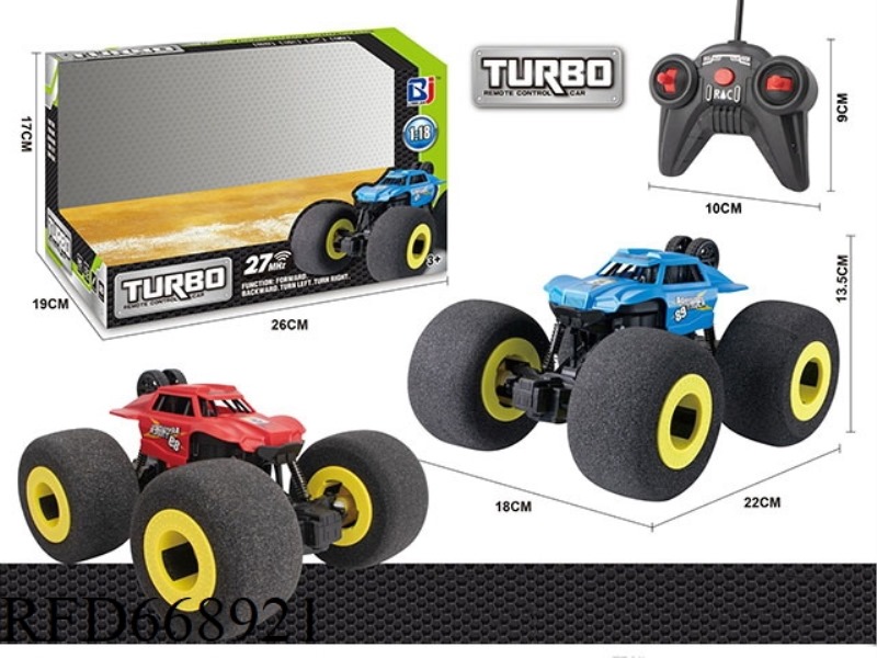 1:164 REMOTE CONTROL SPONGE WHEEL OFF-ROAD CLIMBING VEHICLE (27MHZ) WITHOUT POWER INCLUDED