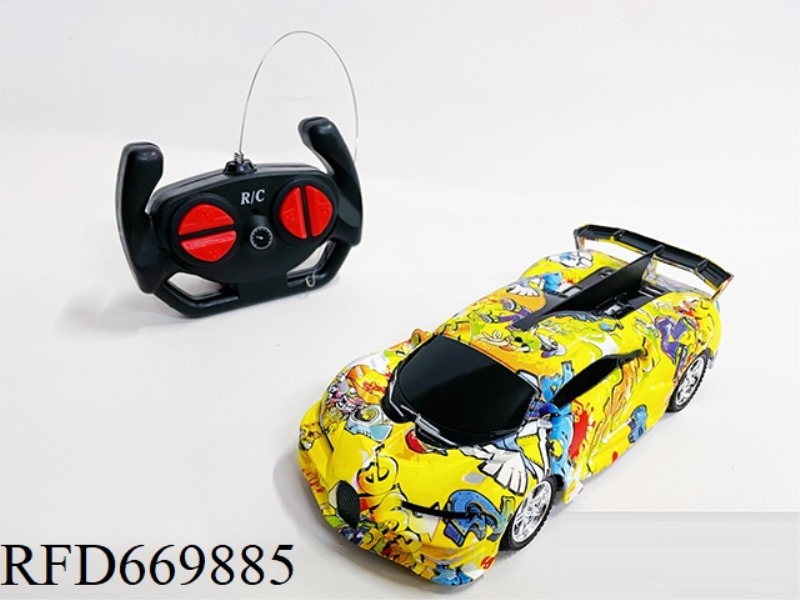 BUGATTI FOUR-WAY REMOTE CONTROL CAR