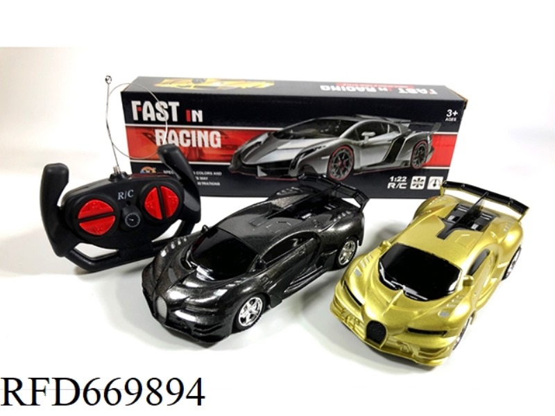 BUGATTI FOUR-WAY REMOTE CONTROL CAR