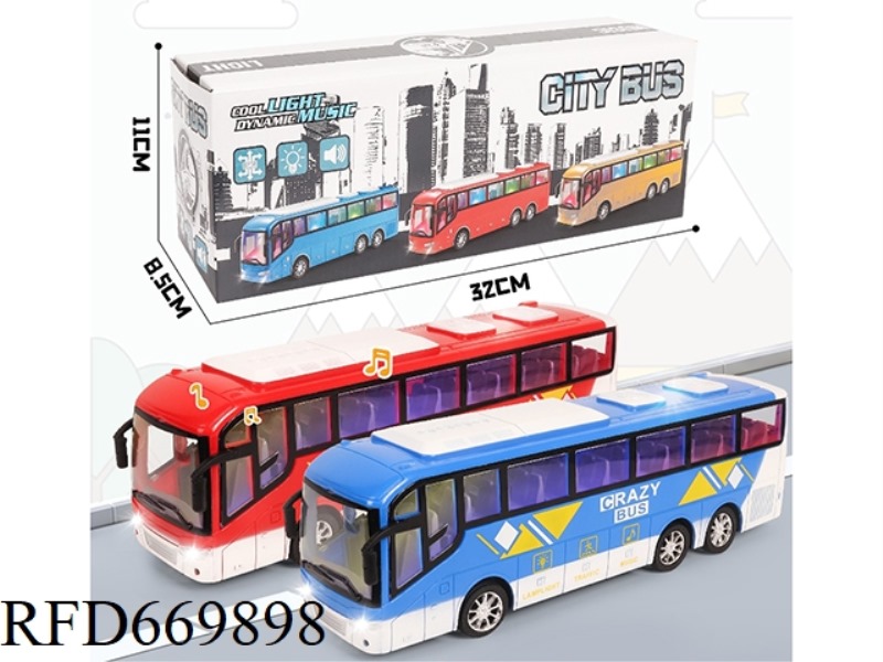 1:24 ELECTRIC CITY BUS (WITH LIGHTS AND MUSIC)