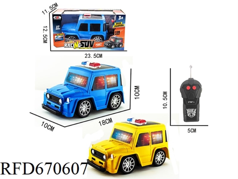 Q-VERSION SUV-TYPE TOYOTA SIMULATION TWO-WAY POLICE CAR
