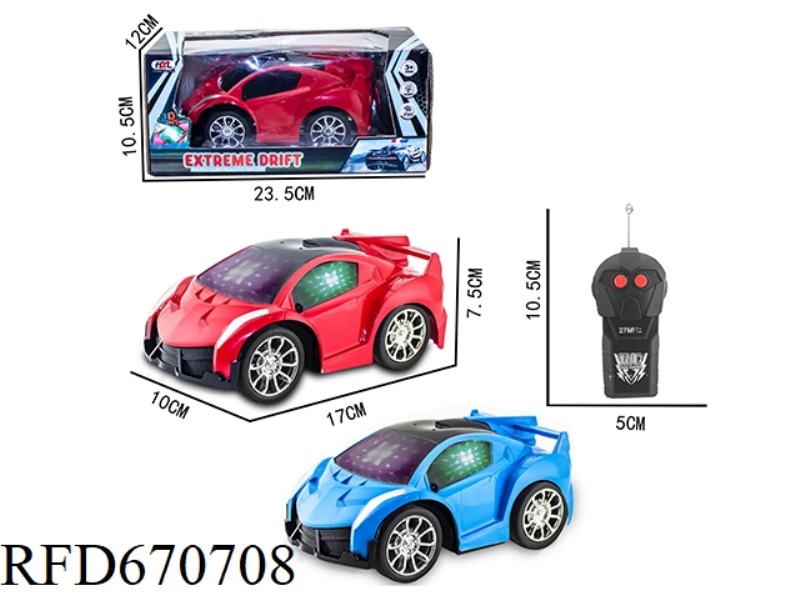 Q-VERSION POISON SIMULATION TWO-WAY REMOTE CONTROL CAR