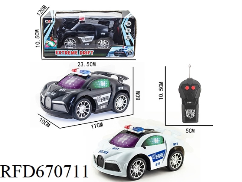 Q-VERSION BUGATTI TRANSFER TWO-WAY POLICE CAR