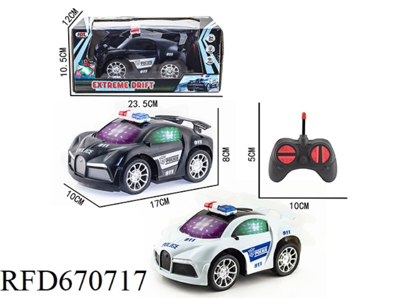 Q-VERSION BUGATTI TRANSFER FOUR-WAY POLICE CAR