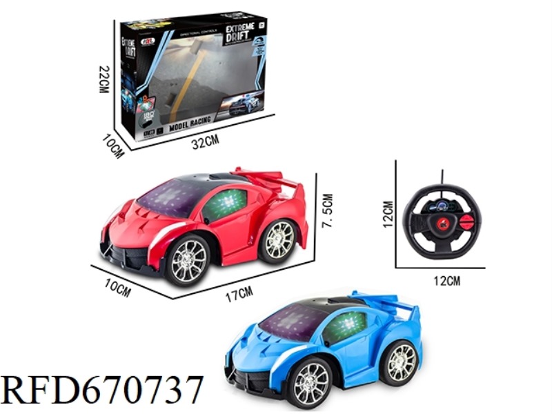 Q-VERSION POISON SIMULATION TWO-WAY REMOTE CONTROL CAR