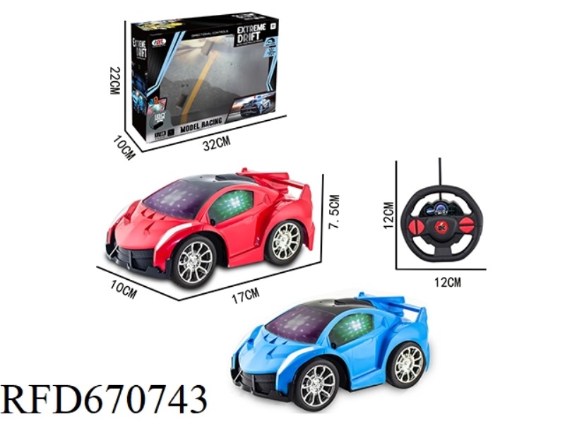 Q-VERSION POISON SIMULATION FOUR-WAY REMOTE CONTROL CAR