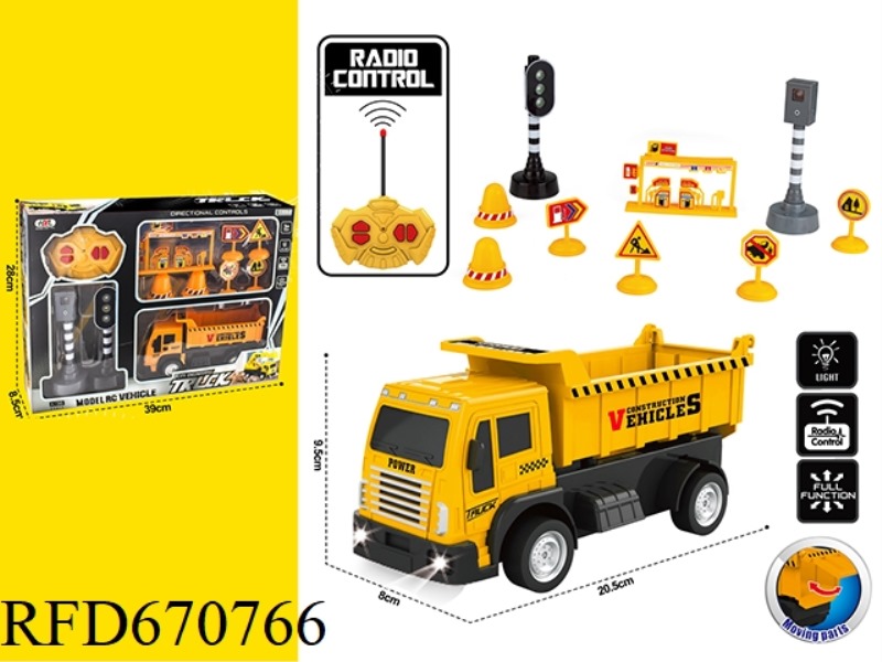 REMOTE-CONTROLLED ENGINEERING VEHICLE