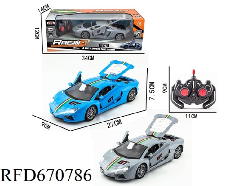 1:20 FIVE-WAY THREE-DOOR LAMBORGHINI REMOTE CONTROL CAR