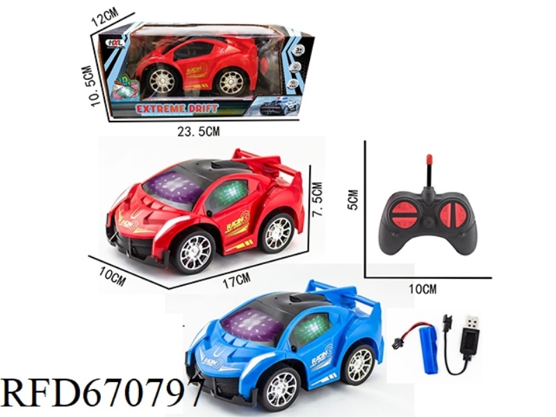 Q-VERSION POISON SOLID-COLOR PAD PRINTING FOUR-WAY REMOTE CONTROL CAR