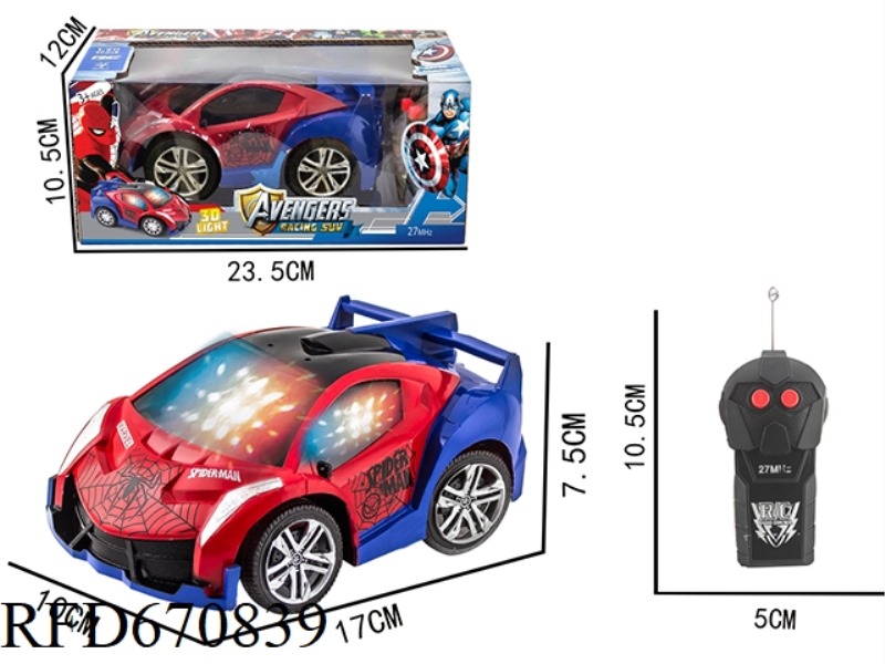 Q-VERSION POISON PAD PRINTING TWO-WAY REMOTE CONTROL CAR